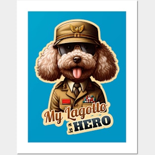 Lagotto soldier Posters and Art